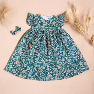 Liberty girl dress, Liberty of London, Liberty Print Fabric, Floral Print Dress, Sleeveless Girl Dress, Liberty Baby Dress, Liberty Clothes