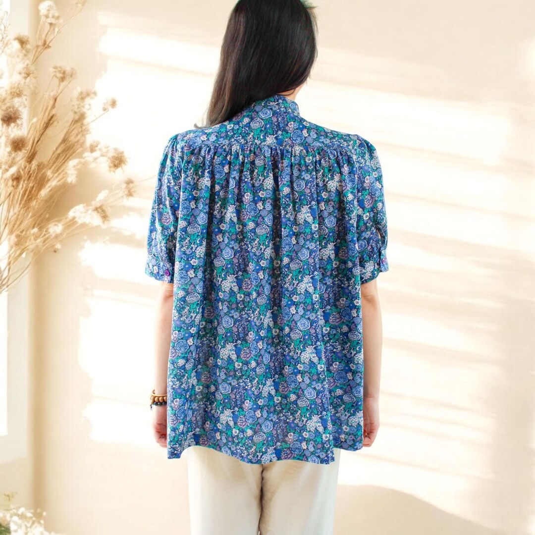 Chemisier Liberty Congo Beige Taille 42 – Marque Mary Kimberley, Coton, Neuf Avec étiquettes