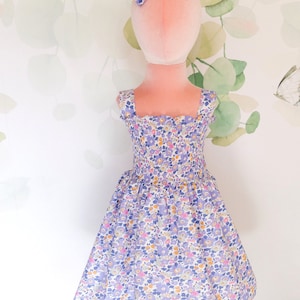 Liberty Smock Dress, Liberty of London Dress, Liberty Print Fabric, Liberty Baby Clothing, Liberty Floral Print Dress, Ditsy Flower Dress