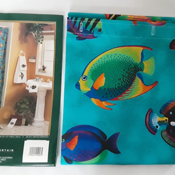 Fish Shower Curtain Etsy