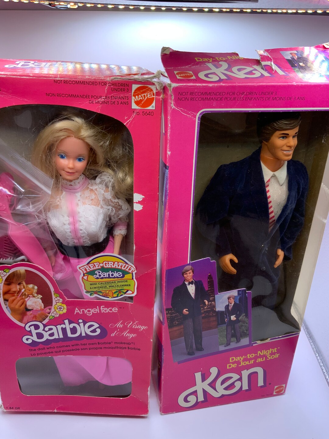 Vintage Barbie Angel Face 1982 and Ken Doll Day to Night With Original ...