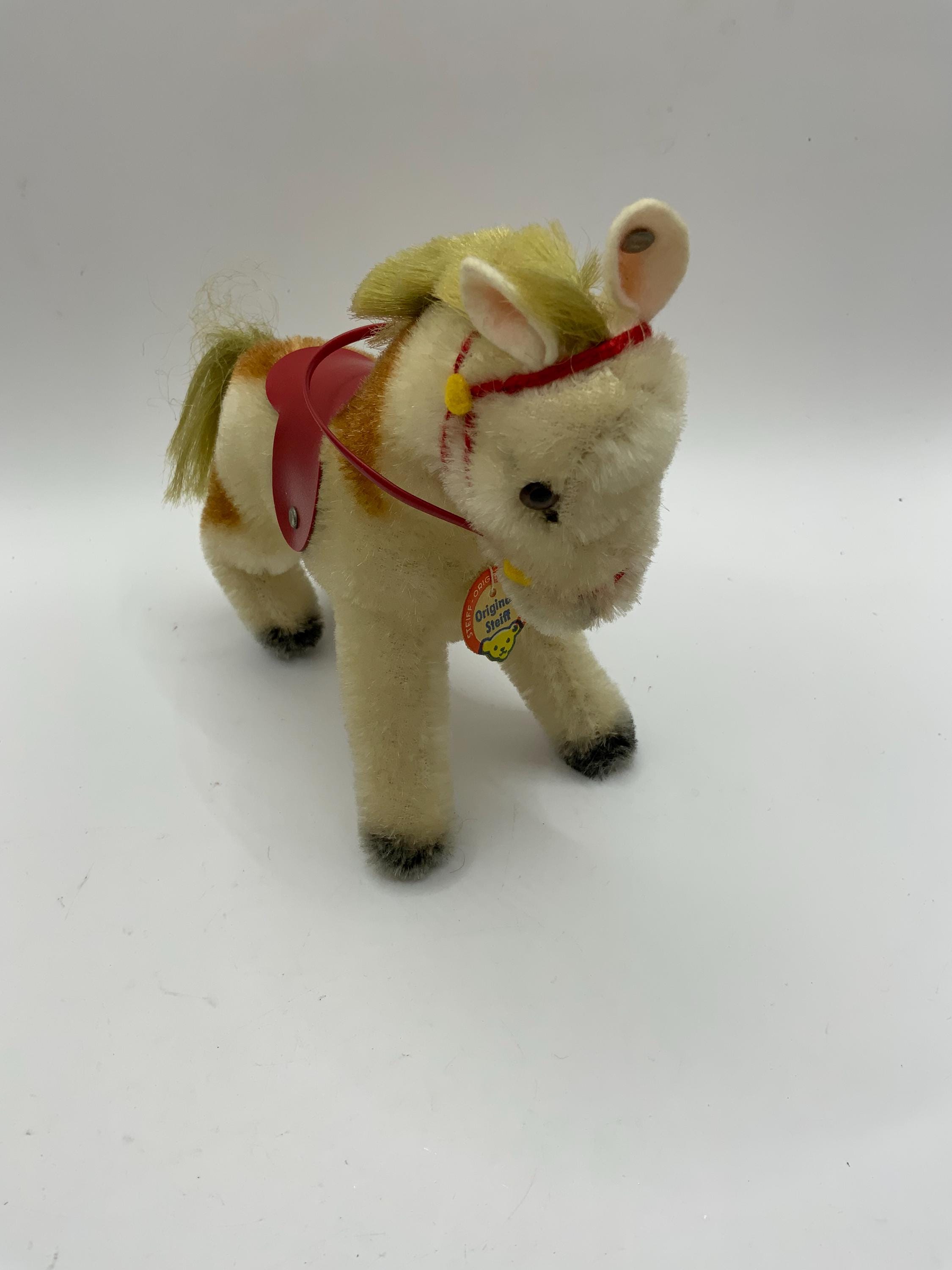 Steiff - シュタイフ★Pony 17cm★ポニー★ビンテージ/アンティーク★Steiff ヴィンテージシュタイフ | 馬のポニー（Ponny）イエロータグ