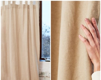 Custom linen curtains 100% organic, Linen curtains, Linen curtains blackout, Linen curtains for living room