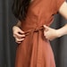 see more listings in the Linen Dress section