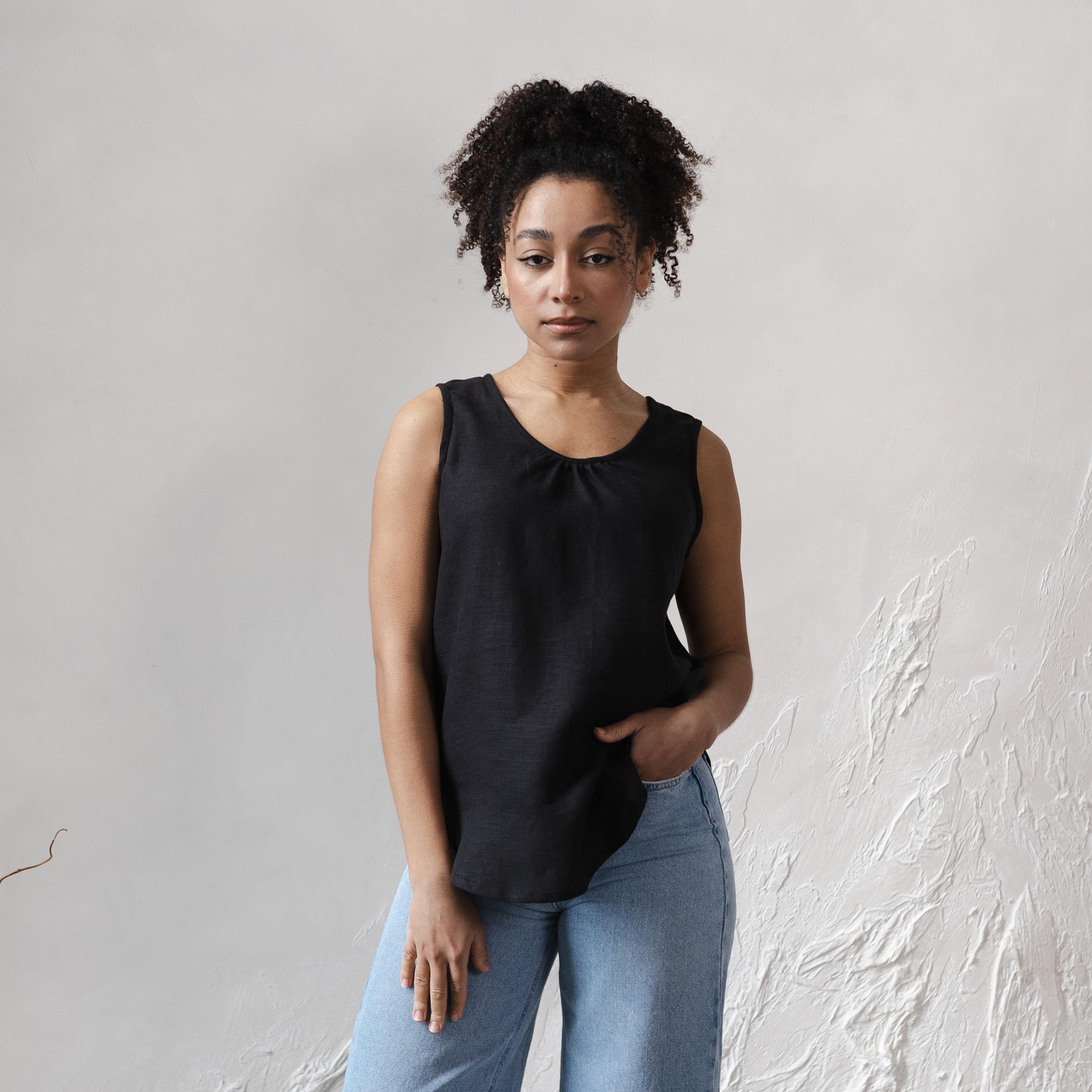 Sweater Vest For Women HVT Women's Summer Sweater Vest - Button Down Sleeveless Top With Round Neck Button Down Sleeveless Vest
