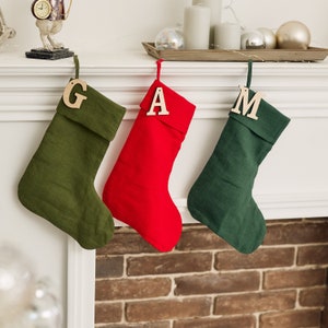 Personalized Christmas stockings tags, Custom name stocking tags, Personalized holiday stockings, Monogrammed stockings Christmas,Xmas decor image 2