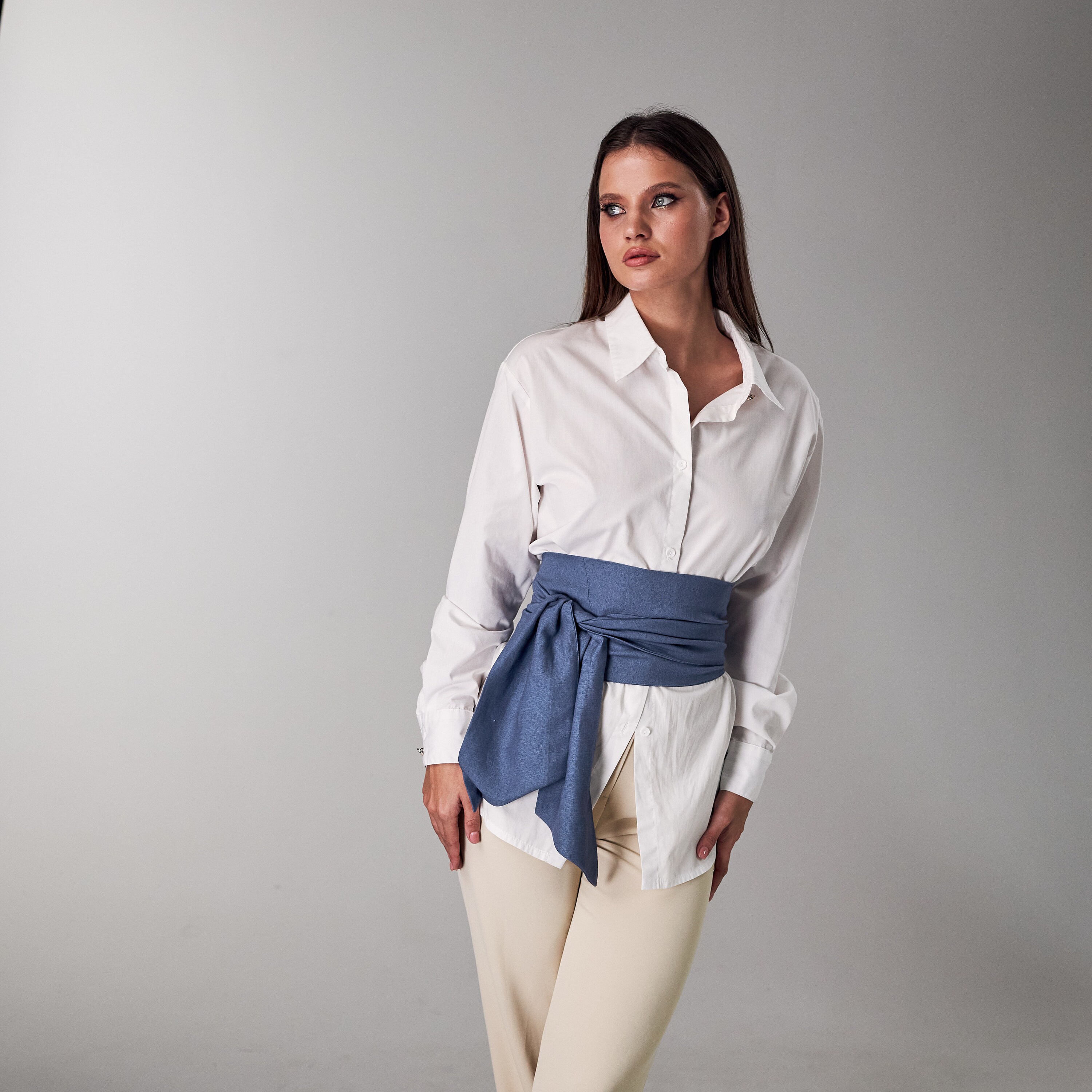 LEINWANDE◆ZOZOVILLA別注/Angola Belted Top/FREE/コットン/GRY/0223010516 il_fullxfull.5408521948_4cj1.jpg