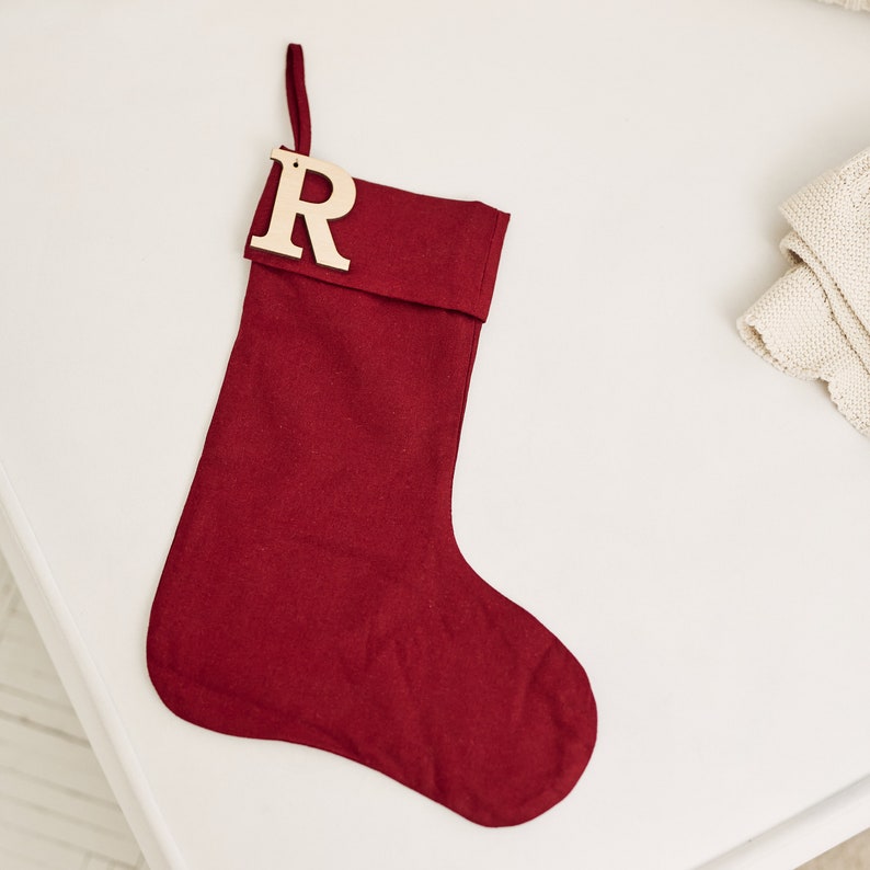 Personalized Christmas stockings tags, Custom name stocking tags, Personalized holiday stockings, Monogrammed stockings Christmas,Xmas decor image 6