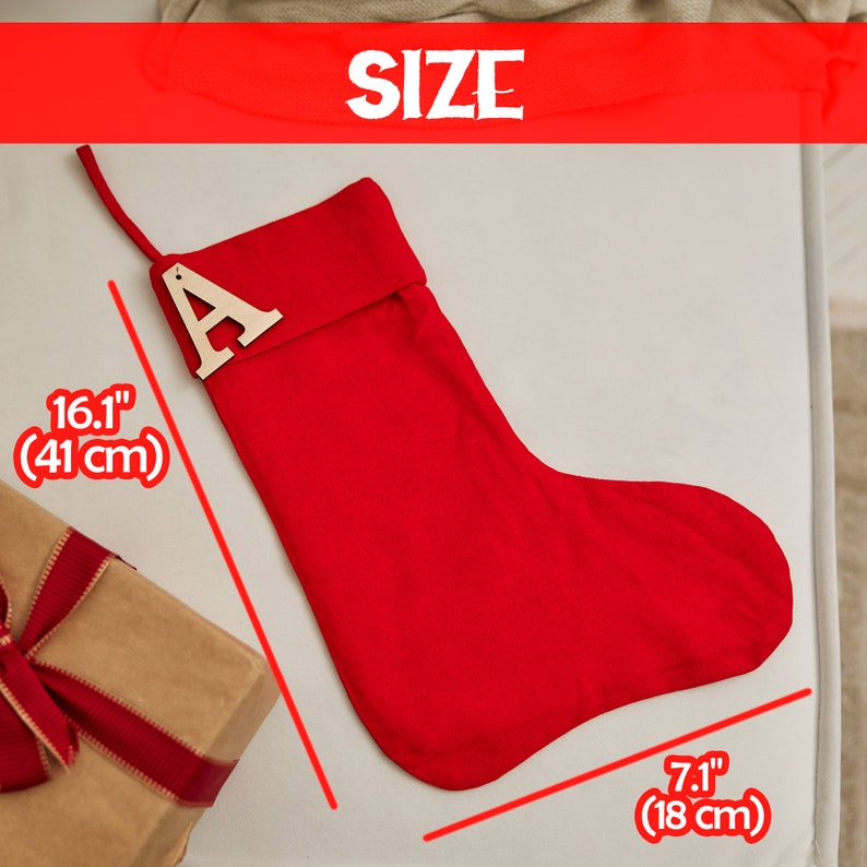 Personalized Christmas stockings tags, Custom name stocking tags, Personalized holiday stockings, Monogrammed stockings Christmas,Xmas decor image 5