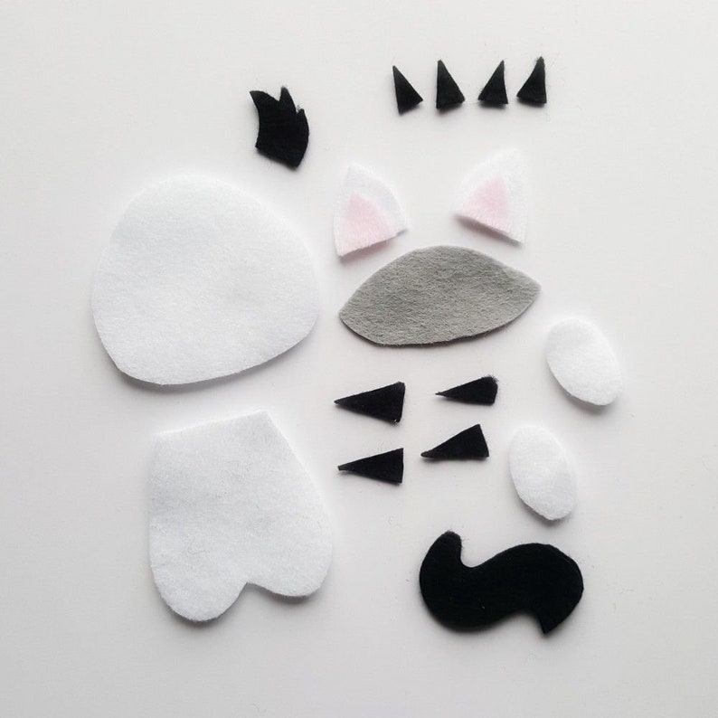 Felt Zebra PDF Pattern Felt Doll Pattern Felt Ornament Felt Etsy