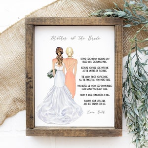 Mother Bride Quote Etsy UK