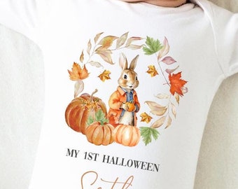 First Halloween Sleepsuit, Baby 1st Halloween Gift Idea, 1st Halloween Babygrow, Halloween Outfit for baby, Halloween costume