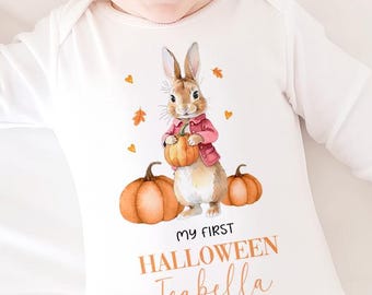 First Halloween Sleepsuit, Baby 1st Halloween Gift Idea, 1st Halloween Babygrow, Halloween Outfit for baby, Halloween costume