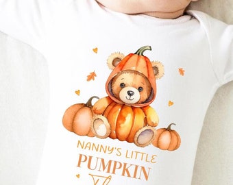 First Halloween Sleepsuit, Baby 1st Halloween Gift Idea, 1st Halloween Babygrow, Little Pumpkin, Halloween Outfit for baby, Halloween