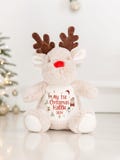 Personalised Small Rudolf Reindeer Christmas Teddy Bear Plushie Baby's First 1st Xmas Children's Kids Name Gift Present Keepsake product logo