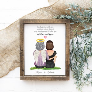 Personalised Memorial Print, Family Memorial Gift, Sympathy Gift, Memorial Gift, In Loving Memory, Remembrance Gift, Bereavement Gift,