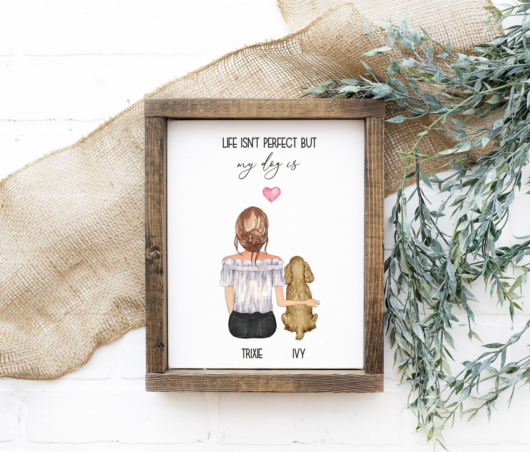 Personalised Handmade Pet Print Custom Dog Owner Gift Custom Etsy UK