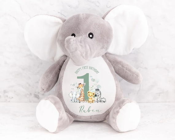 Personalised First Birthday Gift, Baby's 1st Birthday, Plush Teddy