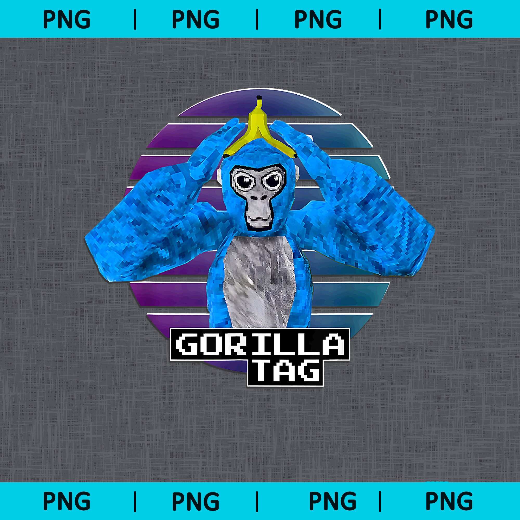 Gorilla Tag Merch for Kids VR Gamer Tee Adult Teens Red PFP png, Gorilla  Tag Let's Go png, Gorilla Tag VR Game png, PNG