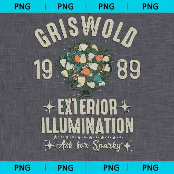 Griswold Exterior Illumination PNG, 1989 Exterior Illumination Funny Christmas Lighting Pullover Png