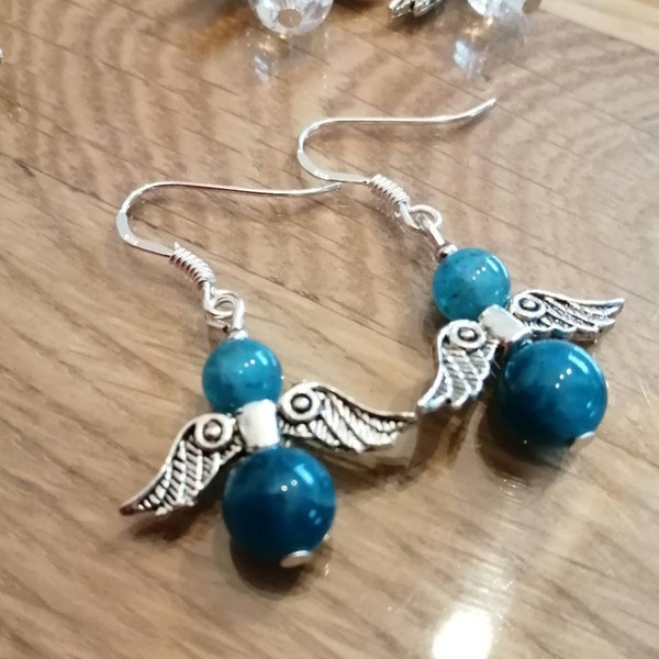 Earrings angels silver 925