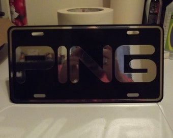 Ping Golf License Plate Frame Ping Golf License Plate Frame
