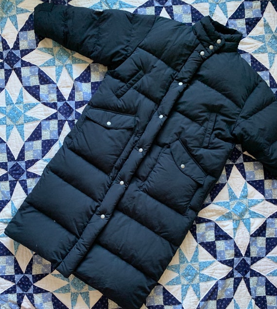Vintage Eddie Bauer Goose Down Coat Full Length Pu
