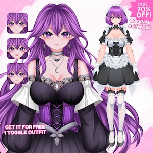 Custom Vtuber Model Live2d Commission|  Live2D Model, Live2d model commission, Pngtuber, Anime, Anime art Commission, Vtuber Male and Female