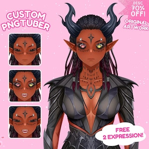 CUSTOM PNGTUBER | PNGtuber, PNGtuber Character, PNGtuber Commissions, PNGtuber for Streamer, PNGtuber Model, PNG Model, PNGtuber Anime