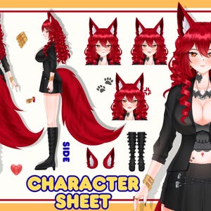 Custom Reference sheet | Anime Reference Sheet, Character Sheet, Anime, Character art