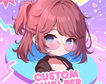 Custom Chibi pfp Commission | Digital Art Commission for Profile Icon