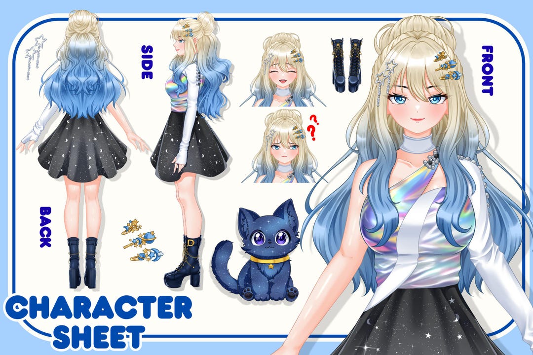 Custom Reference Sheet | Ref Sheet, Furry Reference Sheet, Character ...