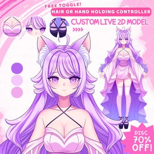 カスタムVtuberモデルLive2dコミッション| Live2Dモデル、Live2dモデルコミッション、Pngtuber、アニメ、アニメアートコミッション、Vtuber男性と女性