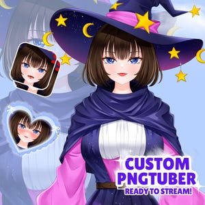 custom pngtuber, kawaii avatar for streamers, personalized streaming avatar, cute chibi pngtuber, pngtuber for twitch and you tube, vtuber model ready to use, png avatar commission