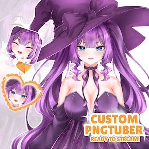 custom pngtuber, kawaii avatar for streamers, personalized streaming avatar, cute chibi pngtuber, pngtuber for twitch and you tube, vtuber model ready to use, png avatar commission