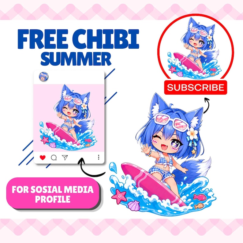 custom pngtuber, kawaii avatar for streamers, personalized streaming avatar, cute chibi pngtuber, pngtuber for twitch and you tube, vtuber model ready to use, png avatar commission