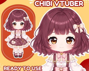 Custom Chibi VTuber Model | Live2D Rigging for Twitch & YouTube