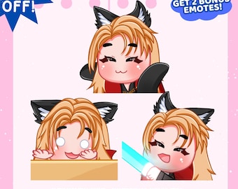 Custom Anime Chibi Emotes for Streamers | Discord, Twitch Animated Emotes