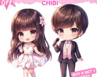 Custom Chibi Character Art | Anime Style Commission