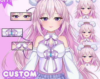 Custom Anime Vtuber Model | Fully Rigged Live2D Commission for streaming