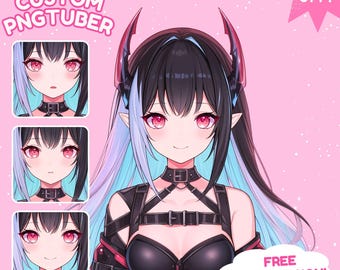 CUSTOM PNGTUBER | PNGtuber, PNGtuber Character, PNGtuber Commissions, PNGtuber for Streamer, PNGtuber Model, PNG Model, PNGtuber Anime