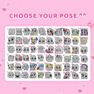 High Quality Custom Twitch Emotes, Custom Twitch Emotes,  Custom Emote, Chibi Emotes, Twitch Emotes Pack, Twitch Emoji, Custom emote, Custom Twitch, Animated Emotes, Twitch Emote for streamer, Animal Emotes, Sticker Emote, Twitch Emotes, Easter Emotes, Custom Twitch Emotes Or Kick Emotes, Twitch Emote for streamer Twitch, Facebook, Discord, Cute Chibi anime style