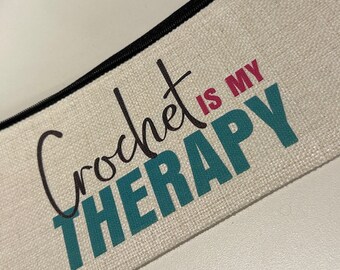 Crochet is my Therapy Digital Download Tiff, JPEG, PNG, SVG