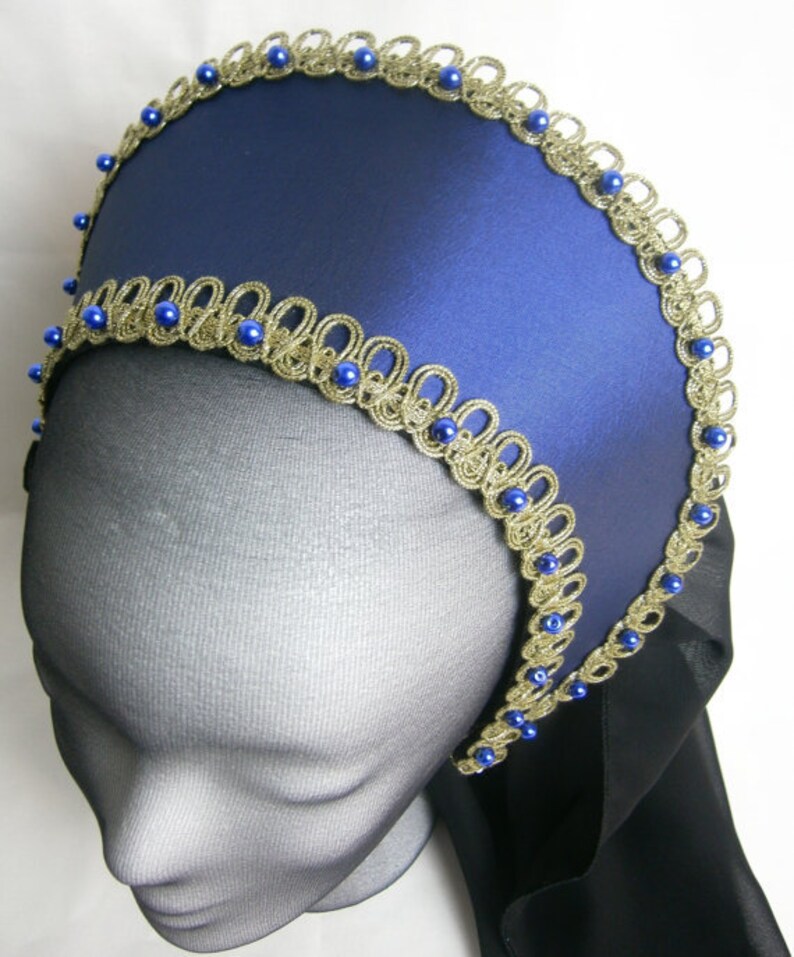 Renaissance French Hood Tudor Hat Anne Boleyn | Etsy