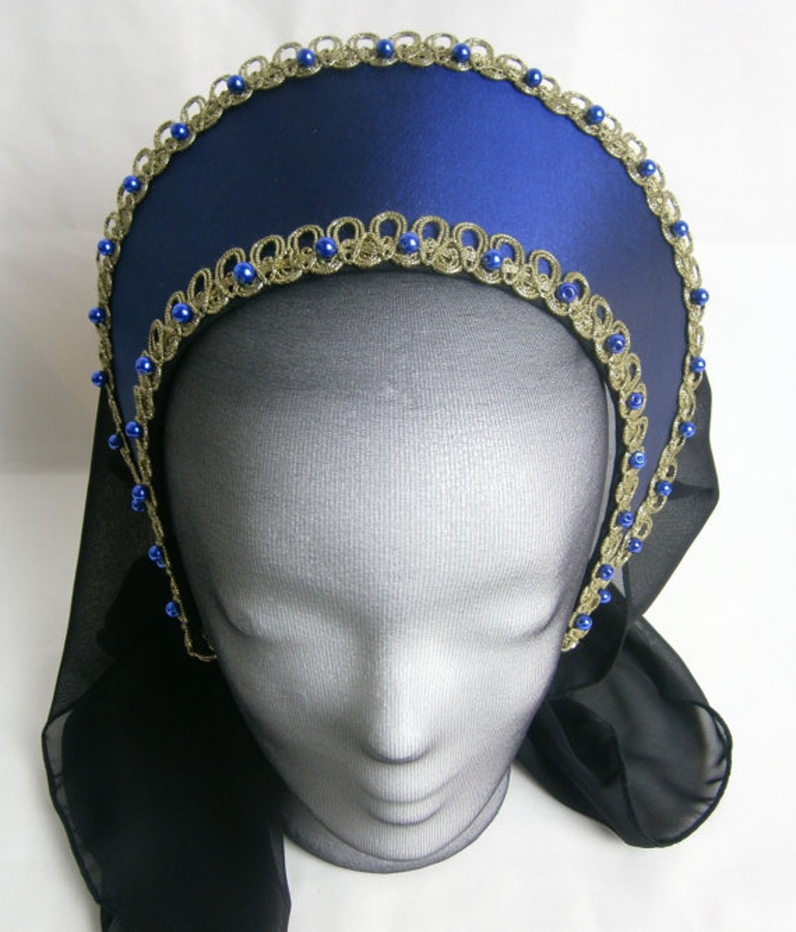 Renaissance French Hood Tudor Hat Anne Boleyn | Etsy