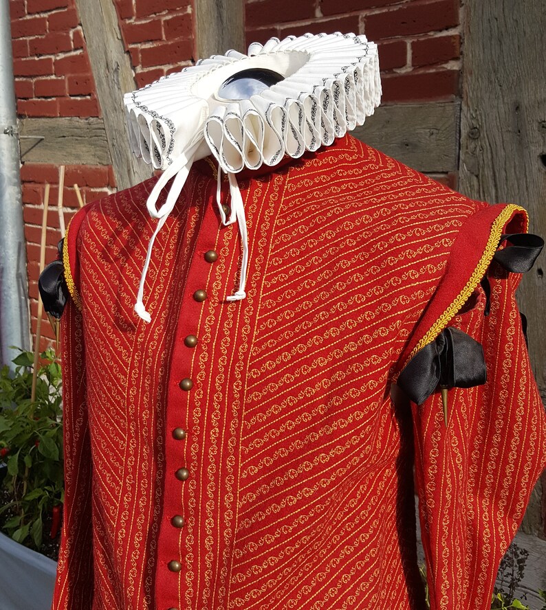 Renaissance Ruff Elizabethan Collar Tudor Ruff Custom Size Etsy
