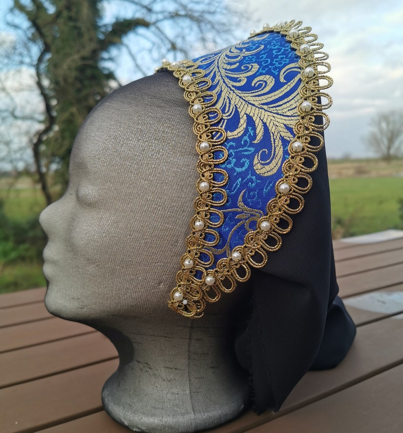 Renaissance French Hood Tudor Hat Anne Boleyn | Etsy