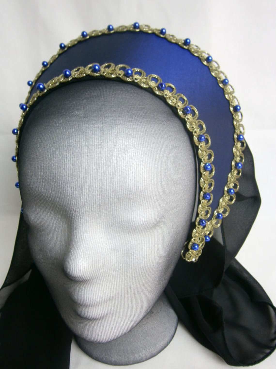 Renaissance French Hood Tudor Hat Anne Boleyn | Etsy