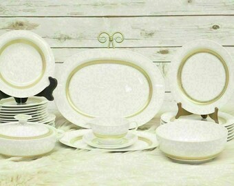 Vintage Thomas Rosenthal Dinnerware Set With the Gold Trim