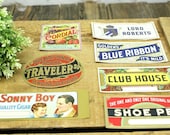 Vintage Cigar Label Bundle Shoe Peg Club House Traveler Sonny Boy Blue Ribbon